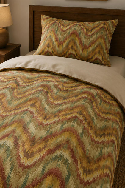 Varela 100% Cotton Twin 2-Piece Duvet Cover Set
