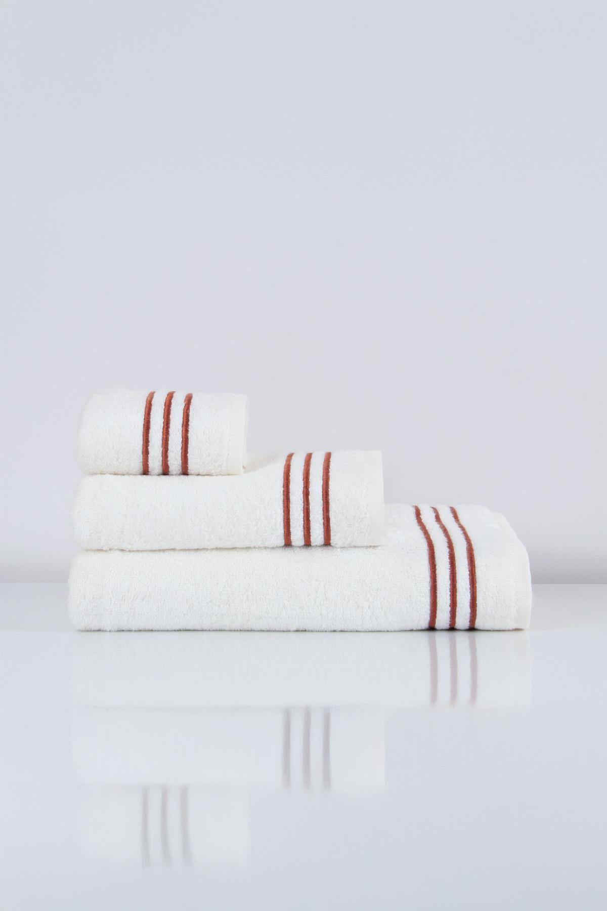 Zen Line Embroidered Hand Towel (30 x 50 cm) - Nazik Home - Value for My Home!