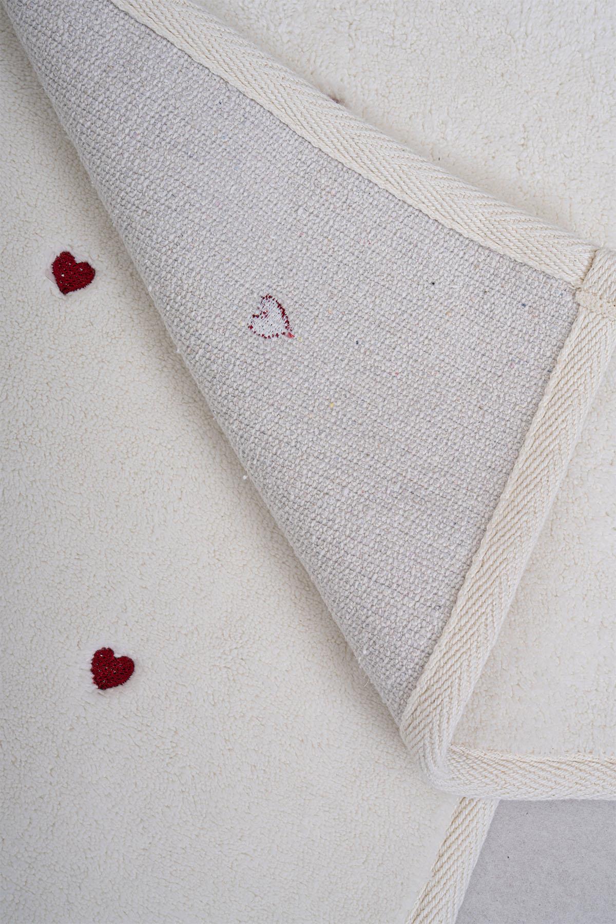 Amore Heart Embroidered 2-Piece Mat Set (60 x 100 cm)