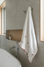 Cherry Embroidered Hand Towel (30 x 50 cm)
