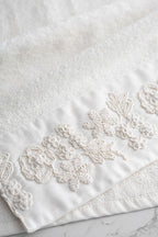 Madeira 3D Knitted Flower Embroidered Hand Towel (30 x 50 cm)
