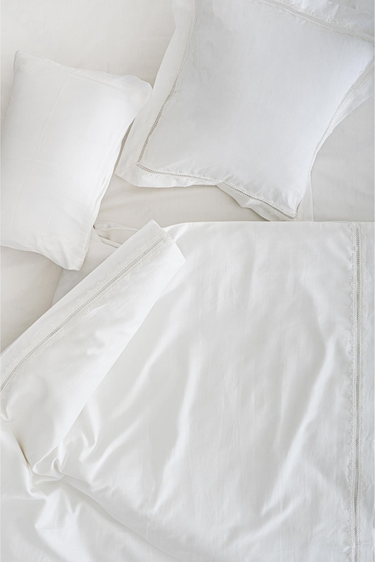 Sena Baby Embroidered Cotton Satin 4-Piece Duvet Cover Set