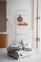 Serena Bow Embroidered Hand Towel (30 x 50 cm)