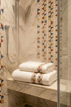 منشفة وجه كارو تراي منقوشة (50 × 90 سم)