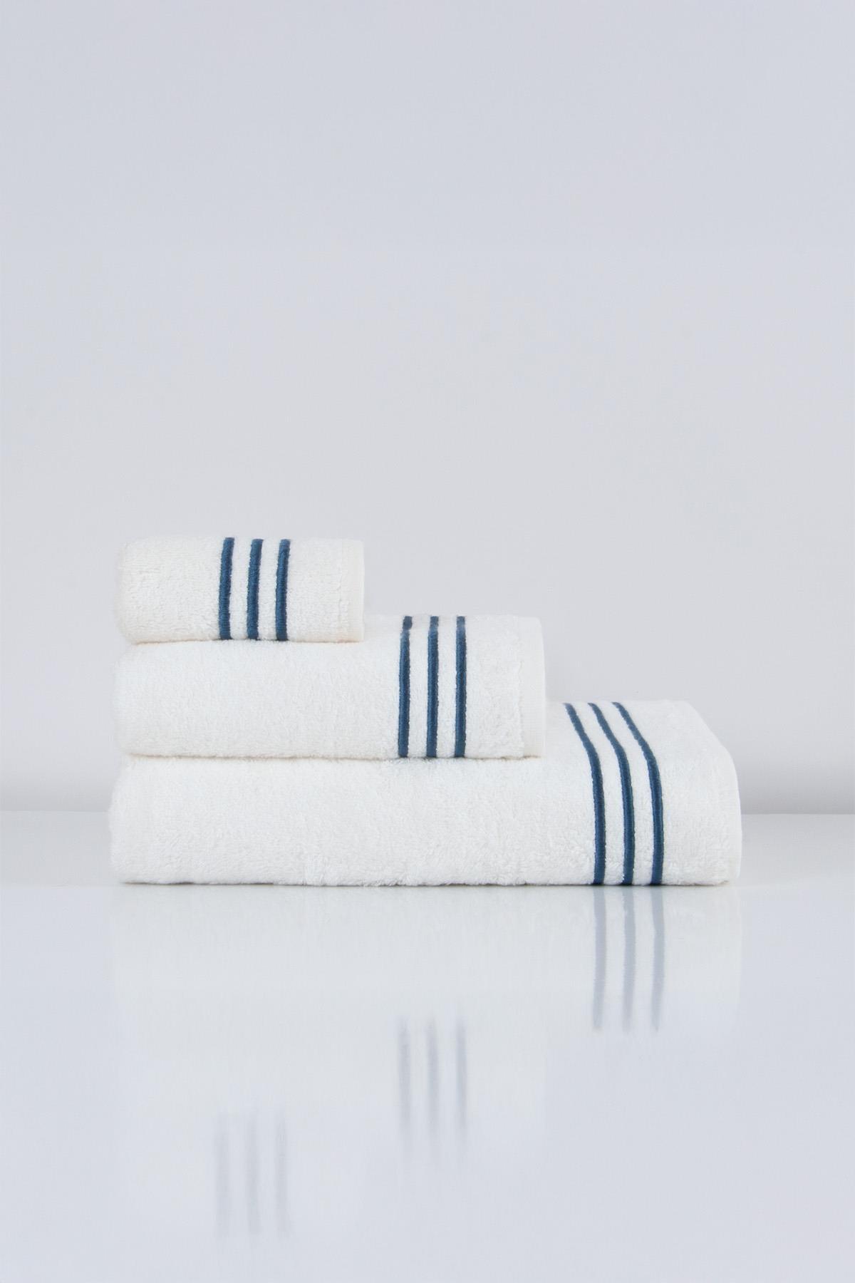 Zen Line Embroidered Hand Towel (30 x 50 cm) - Nazik Home - Value for My Home!